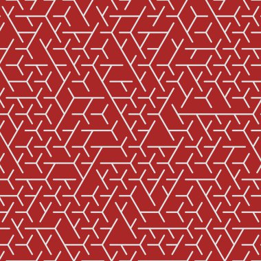  Altıgen Labirent deseni soyut illüstrasyon