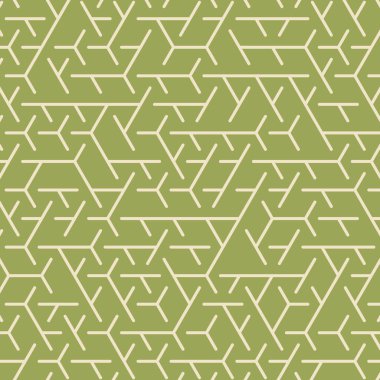  Altıgen Labirent deseni soyut illüstrasyon