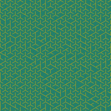  Altıgen Labirent deseni soyut illüstrasyon