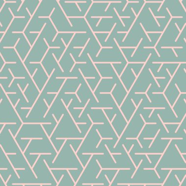  Altıgen Labirent deseni soyut illüstrasyon