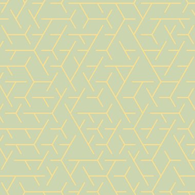  Altıgen Labirent deseni soyut illüstrasyon