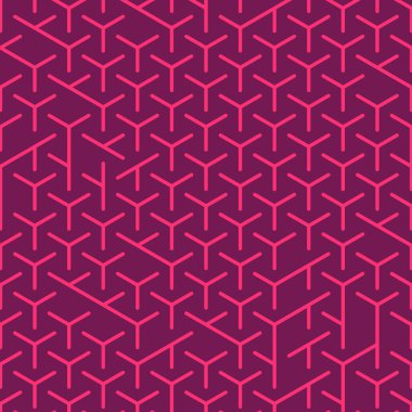  Altıgen Labirent deseni soyut illüstrasyon