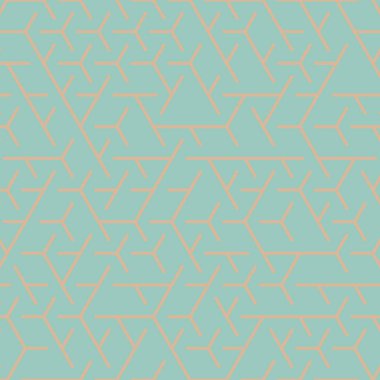  Altıgen Labirent deseni soyut illüstrasyon