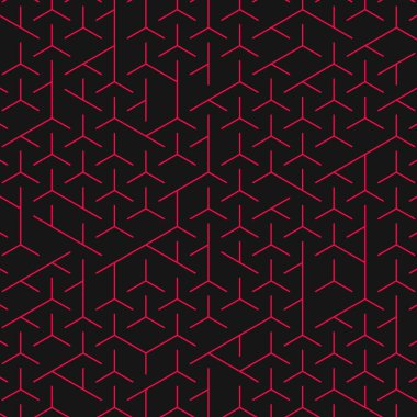  Altıgen Labirent deseni soyut illüstrasyon