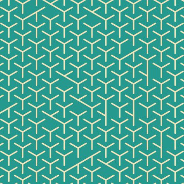  Altıgen Labirent deseni soyut illüstrasyon