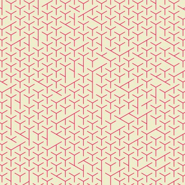  Altıgen Labirent deseni soyut illüstrasyon