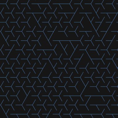  Altıgen Labirent deseni soyut illüstrasyon