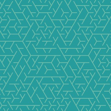  Altıgen Labirent deseni soyut illüstrasyon