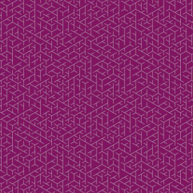  Altıgen Labirent deseni soyut illüstrasyon