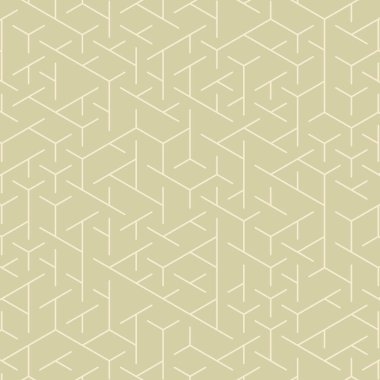  Altıgen Labirent deseni soyut illüstrasyon