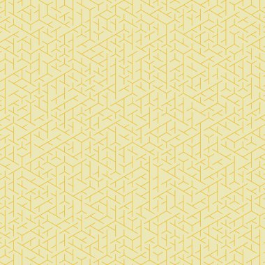  Altıgen Labirent deseni soyut illüstrasyon