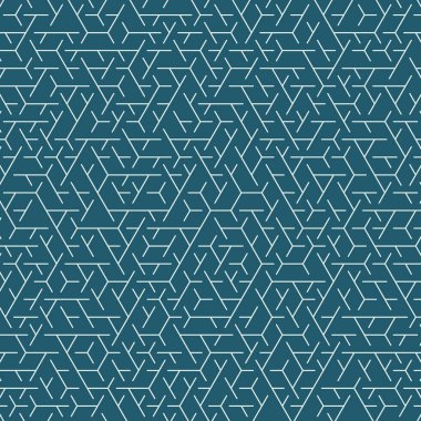  Altıgen Labirent deseni soyut illüstrasyon