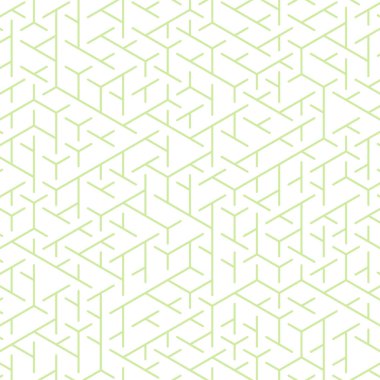  Altıgen Labirent deseni soyut illüstrasyon