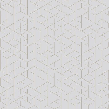  Altıgen Labirent deseni soyut illüstrasyon