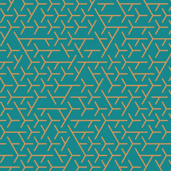  Altıgen Labirent deseni soyut illüstrasyon