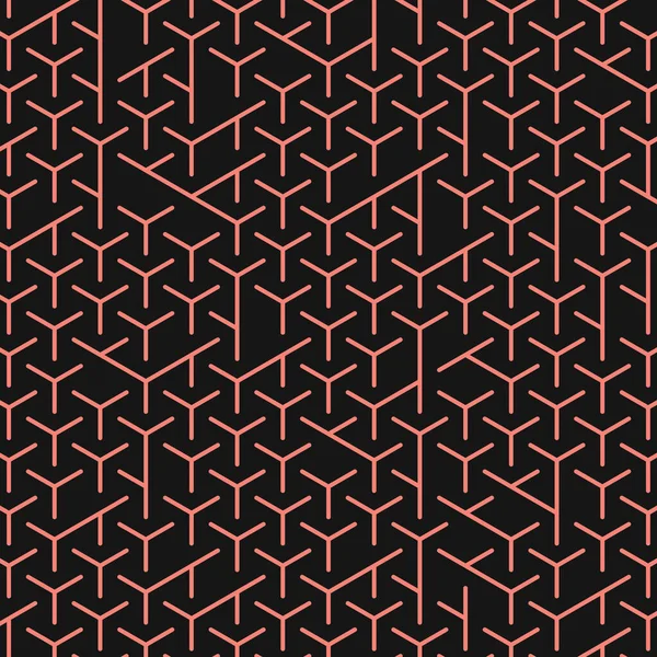  Altıgen Labirent deseni soyut illüstrasyon