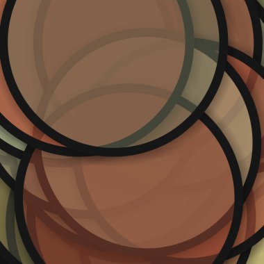 Gölgeli çemberler üretken sanat arkaplan çizimi