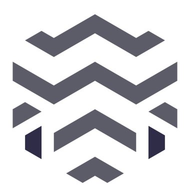  Altıgen Üçgen Paketli 3 boyutlu illüzyon soyut illüstrasyon