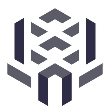  Altıgen Üçgen Paketli 3 boyutlu illüzyon soyut illüstrasyon