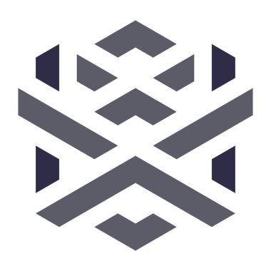  Altıgen Üçgen Paketli 3 boyutlu illüzyon soyut illüstrasyon