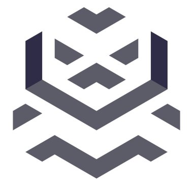  Altıgen Üçgen Paketli 3 boyutlu illüzyon soyut illüstrasyon