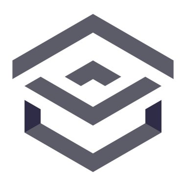  Altıgen Üçgen Paketli 3 boyutlu illüzyon soyut illüstrasyon