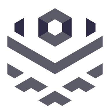  Altıgen Üçgen Paketli 3 boyutlu illüzyon soyut illüstrasyon