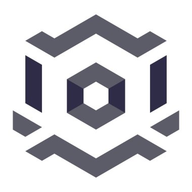  Altıgen Üçgen Paketli 3 boyutlu illüzyon soyut illüstrasyon