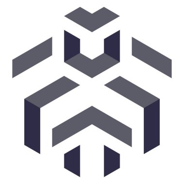  Altıgen Üçgen Paketli 3 boyutlu illüzyon soyut illüstrasyon