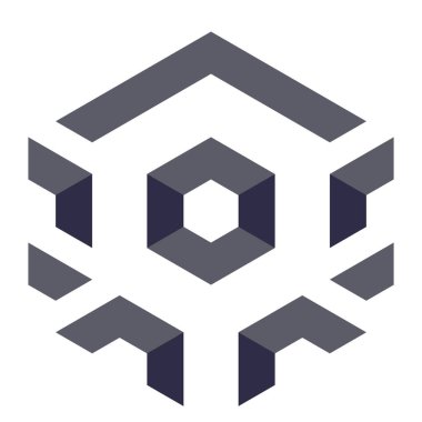  Altıgen Üçgen Paketli 3 boyutlu illüzyon soyut illüstrasyon