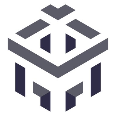  Altıgen Üçgen Paketli 3 boyutlu illüzyon soyut illüstrasyon