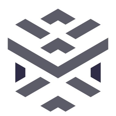  Altıgen Üçgen Paketli 3 boyutlu illüzyon soyut illüstrasyon