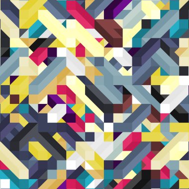 Renk Boyutları illüzyon arka plan soyut illüstrasyon