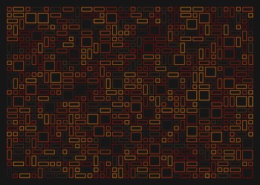 Ofset Quad üretken sanat arkaplan çizimi