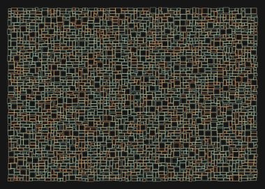 Ofset Quad üretken sanat arkaplan çizimi