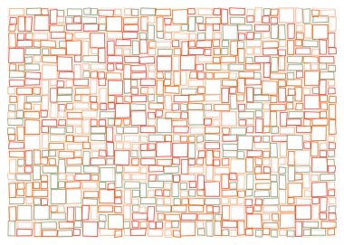 Ofset Quad üretken sanat arkaplan çizimi