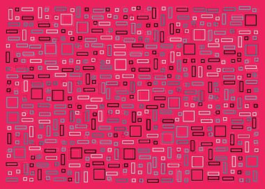 Ofset Quad üretken sanat arkaplan çizimi