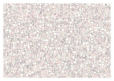 Ofset Quad üretken sanat arkaplan çizimi