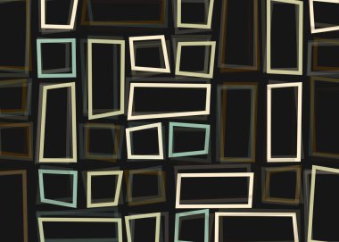 Ofset Quad üretken sanat arkaplan çizimi