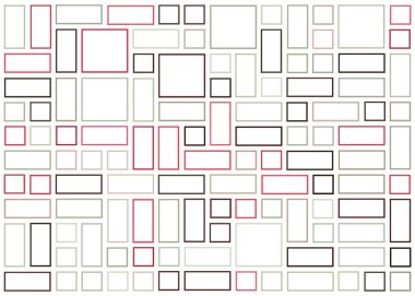 Ofset Quad üretken sanat arkaplan çizimi
