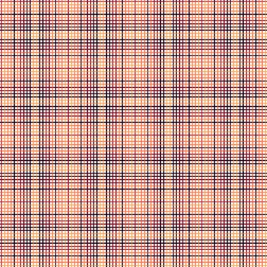 Dekoratif tartan karo desen çizimi