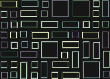 Ofset Quad üretken sanat arkaplan çizimi