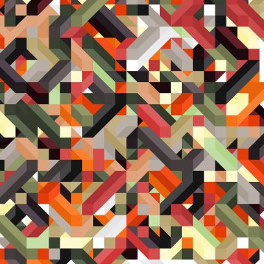 Renk Boyutları illüzyon arka plan soyut illüstrasyon