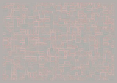 Ofset Quad üretken sanat arkaplan çizimi