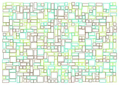 Ofset Quad üretken sanat arkaplan çizimi
