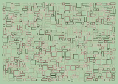 Ofset Quad üretken sanat arkaplan çizimi