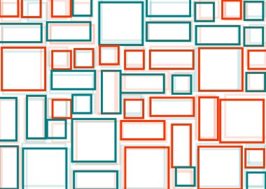 Ofset Quad üretken sanat arkaplan çizimi