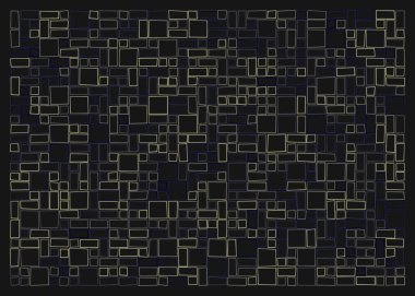 Ofset Quad üretken sanat arkaplan çizimi