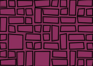 Ofset Quad üretken sanat arkaplan çizimi