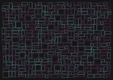 Ofset Quad üretken sanat arkaplan çizimi